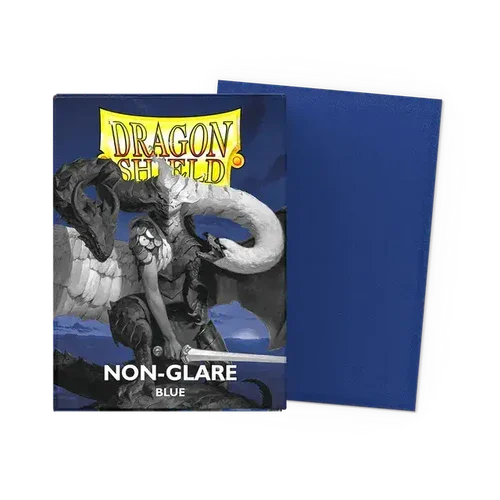 【新品】ドラゴンシールド マットノングレア ブルー(Non Glare Blue)【DAGON SHIELD/100枚入】