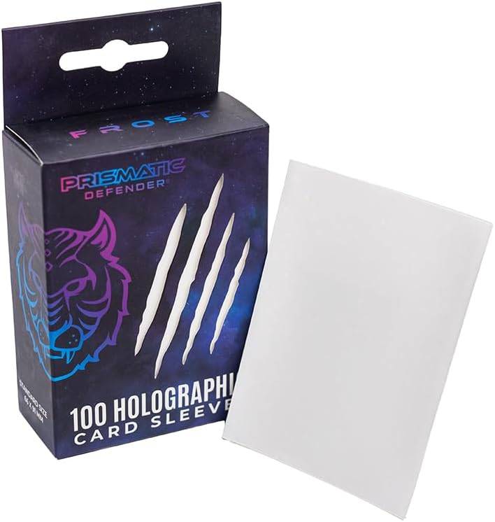 【新品】Prismatic Defender Holographic Card Sleeves Starfield Frost(white)【PRISMATIC DEFENDER/100枚入】