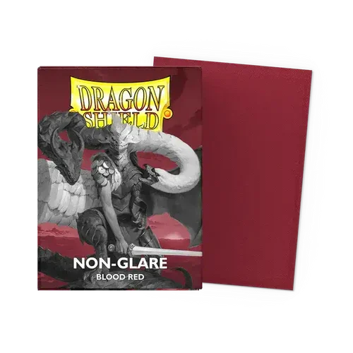 【新品】ドラゴンシールド マットノングレア ブラッドレッド(Non Glare Blood Red)【DAGON SHIELD/100枚入】