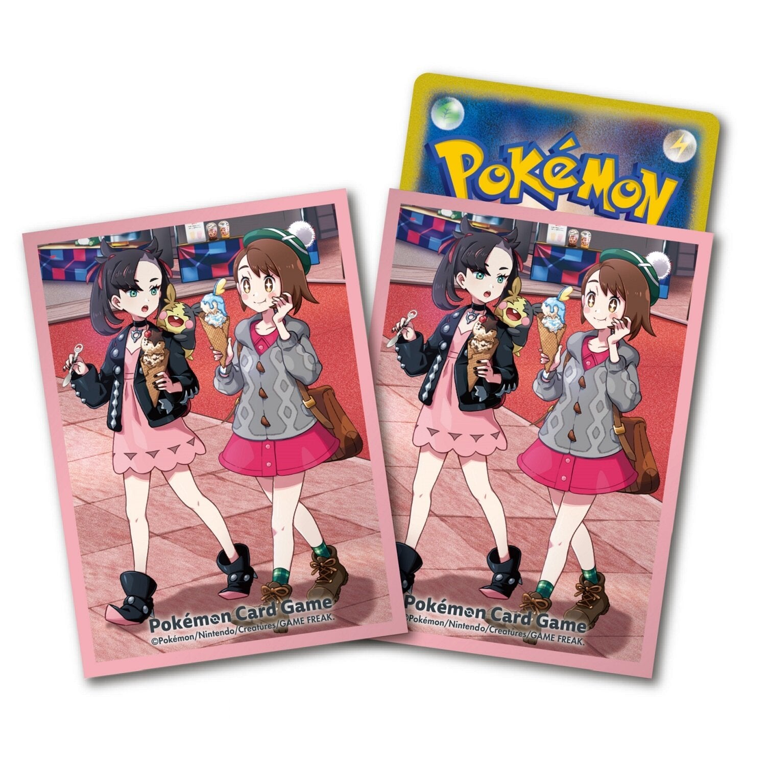 買取品】デッキシールド《POKÉMON TRAINERS Off Shot! ユウリ＆マリィ