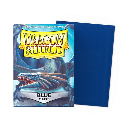 【新品】ドラゴンシールド マットブルー(Blue)【DAGON SHIELD/100枚入】