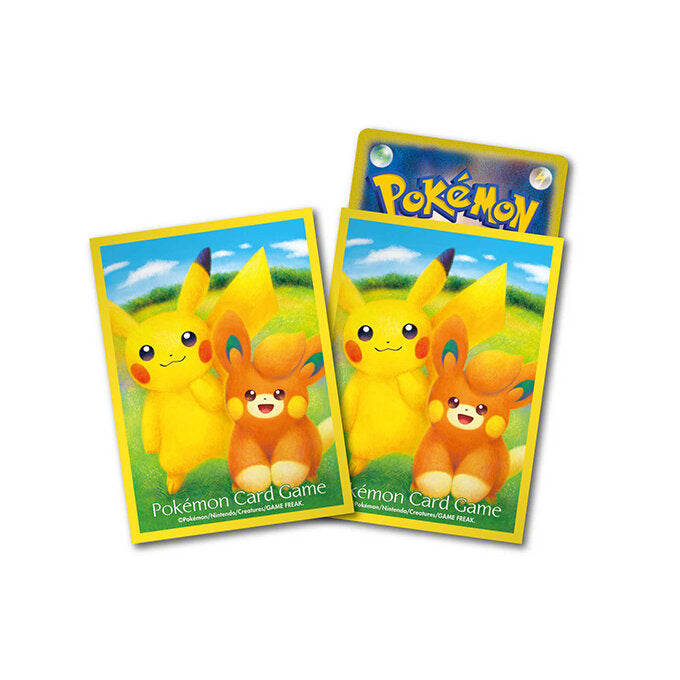 【買取品】デッキシールド《ピカチュウ&パモ》/64枚入り(カードスリーブ)