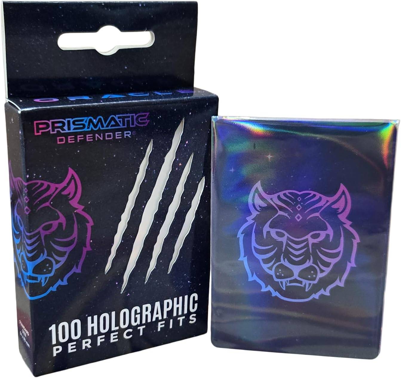 新品】Prismatic Defender Holographic Card Sleeves Perfect Fit Oracle(ラメ入