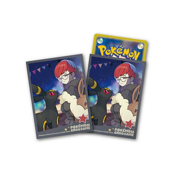 【買取品】デッキシールド《POKÉMON TRAINERS ボタン&ブラッキー》/64枚入り(カードスリーブ)