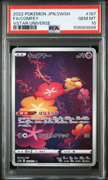 PSA10鑑定品】キュワワー[187/172][AR][S12a]【109093898/実物写真掲載】