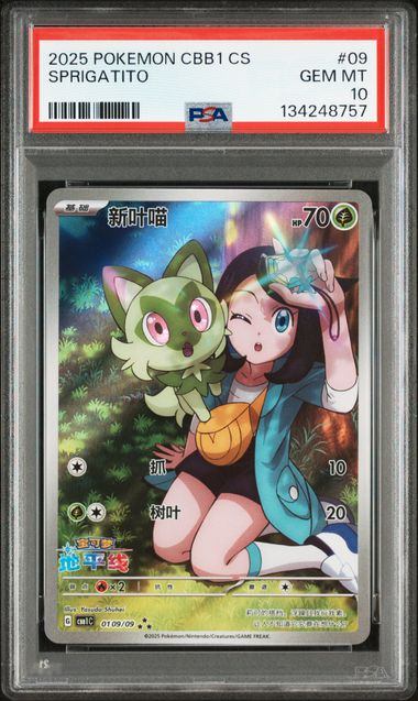 PSA10鑑定品】新叶喵(ニャオハ)[0109/09][][CBB1C]【134248757/実物