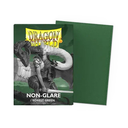 【新品】ドラゴンシールド マットノングレア フォレストグリーン(Non Glare Forest Green)【DAGON SHIELD/100枚入】