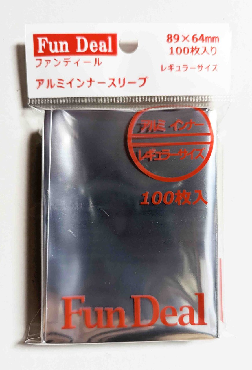【新品】アルミインナースリーブ レギュラーサイズ【Fun Deal/100枚入】