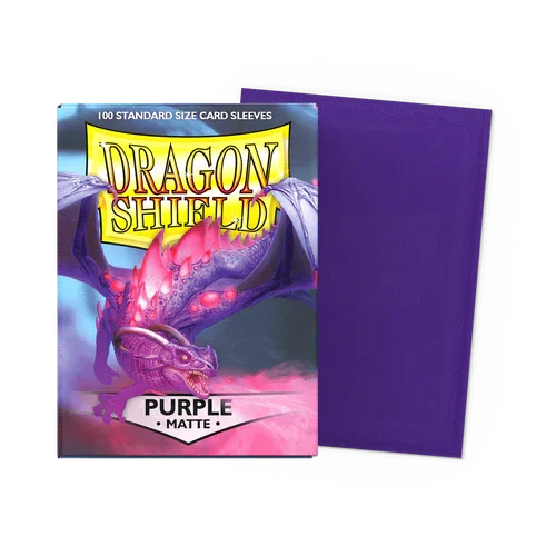 【新品】ドラゴンシールド マットパープル(Purple)【DAGON SHIELD/100枚入】