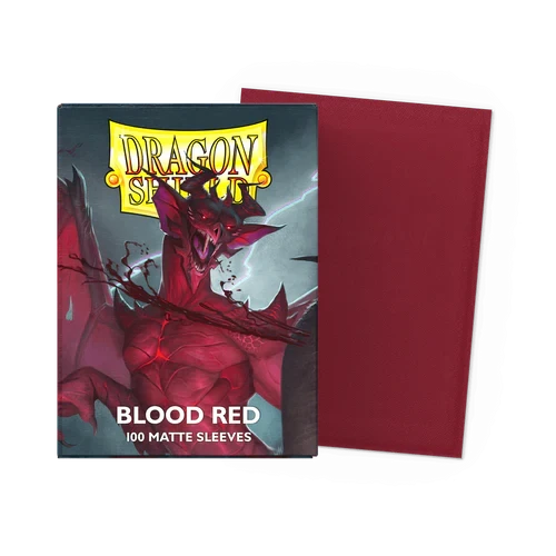【新品】ドラゴンシールド マットブラッドレッド(Blood Red)【DAGON SHIELD/100枚入】