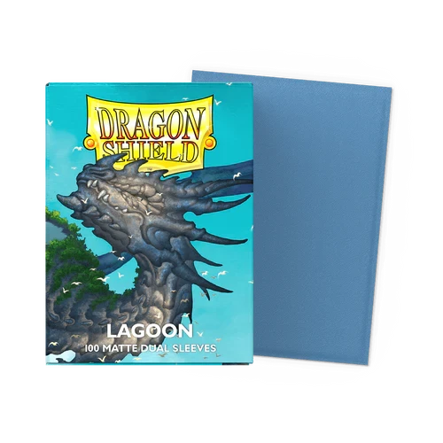 【新品】ドラゴンシールド デュアルマットラグーン(Lagoon)【DAGON SHIELD/100枚入】
