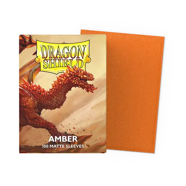 【新品】ドラゴンシールド マットアンバー(Amber)【DAGON SHIELD/100枚入】