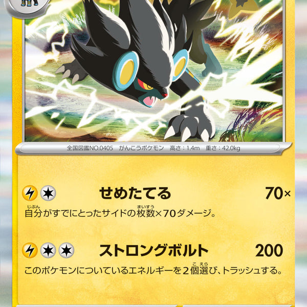Meiji ポケモンカード　レントラー　未開封 状態A】レントラー[027/080][R][M3]