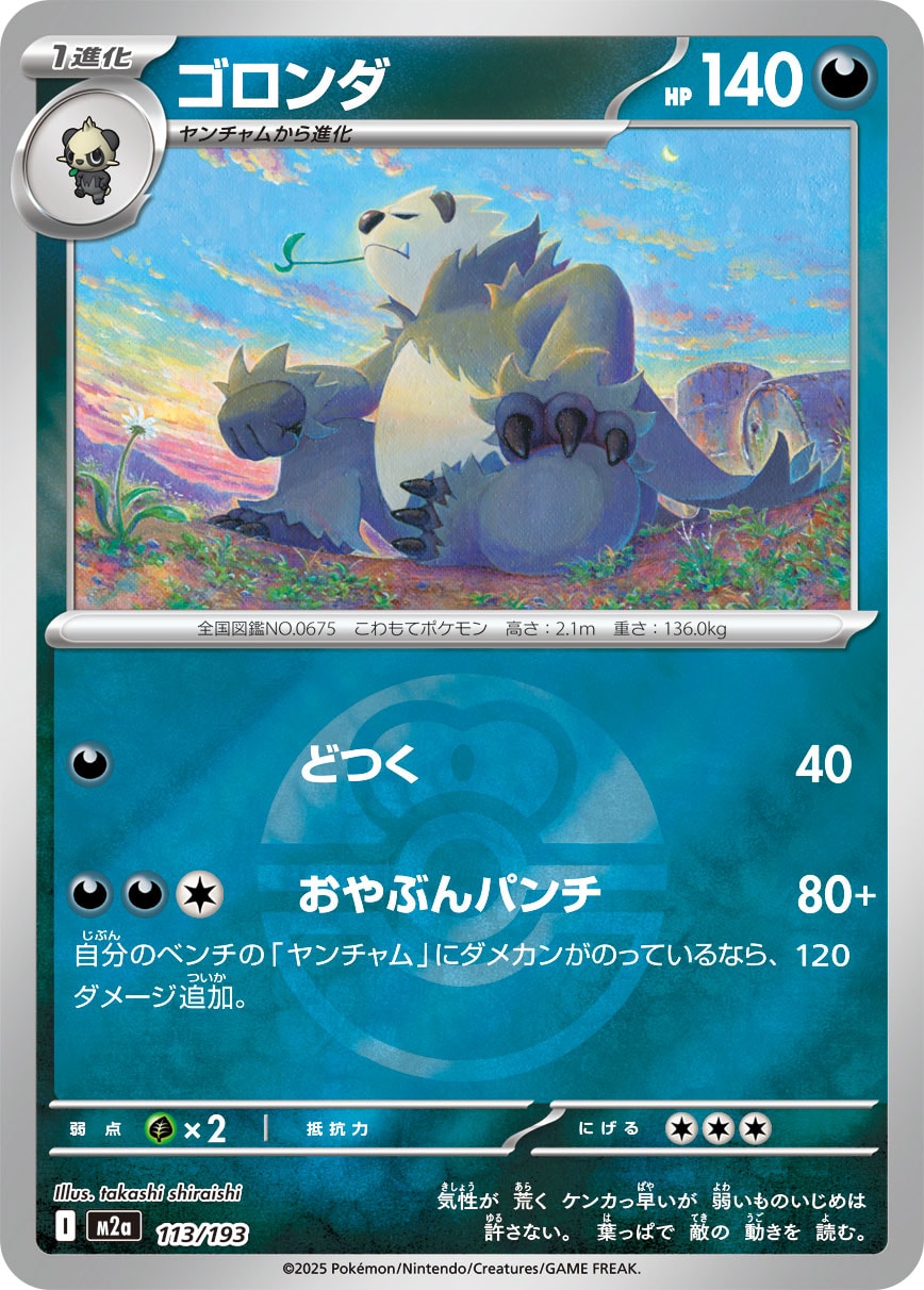 【状態A】ゴロンダ(ボールミラー)[113/193][-][M2a]