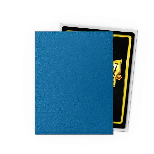 【新品】ドラゴンシールド デュアルマットコバルト&シルバー(Cobalt&Silver)【DAGON SHIELD/100枚入】