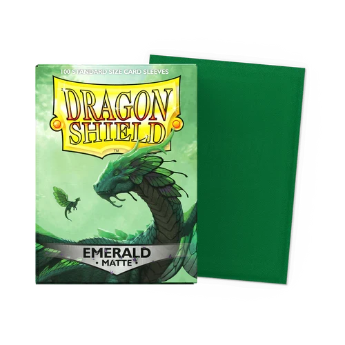 【新品】ドラゴンシールド マットエメラルド(Emerald)【DAGON SHIELD/100枚入】