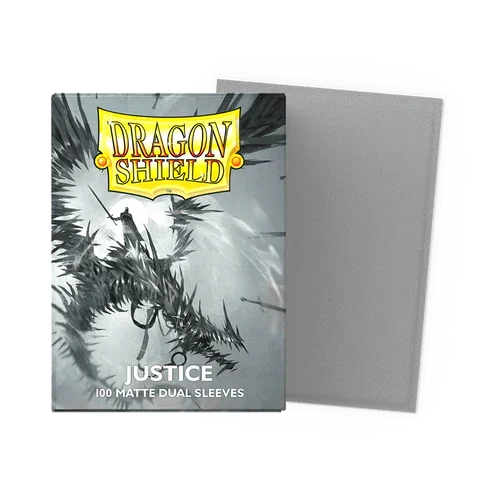 【新品】ドラゴンシールド デュアルマットジャスティス(Justice)【DAGON SHIELD/100枚入】