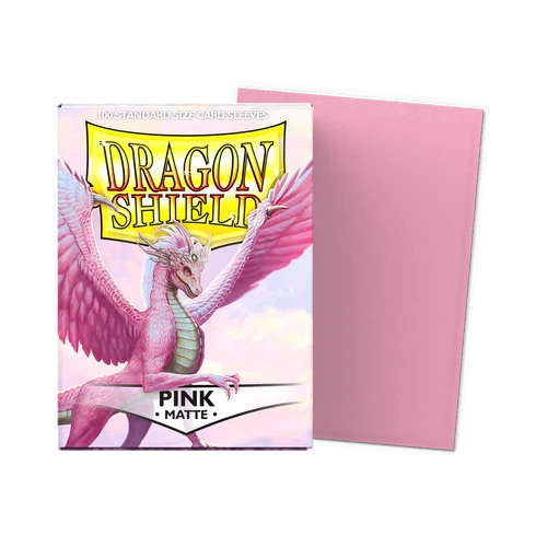 【新品】ドラゴンシールド マットピンク(Pink)【DAGON SHIELD/100枚入】