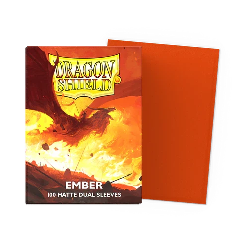 【新品】ドラゴンシールド デュアルマットエンバー(Ember)【DAGON SHIELD/100枚入】