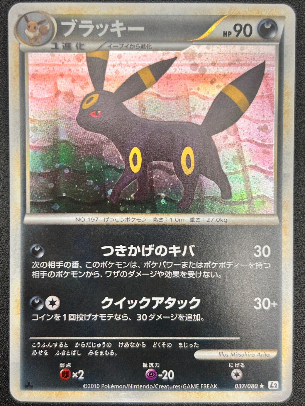 【状態C】ブラッキー[037/080][★][L2]【実物写真掲載】【管理コード:	ITKNLI0PSD6W】