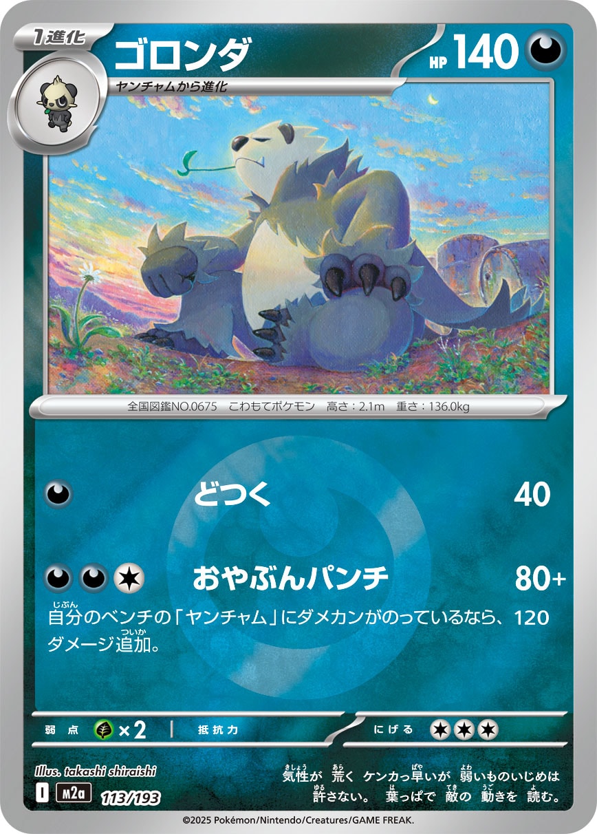 【状態B】ゴロンダ(タイプミラー)[113/193][-][M2a]