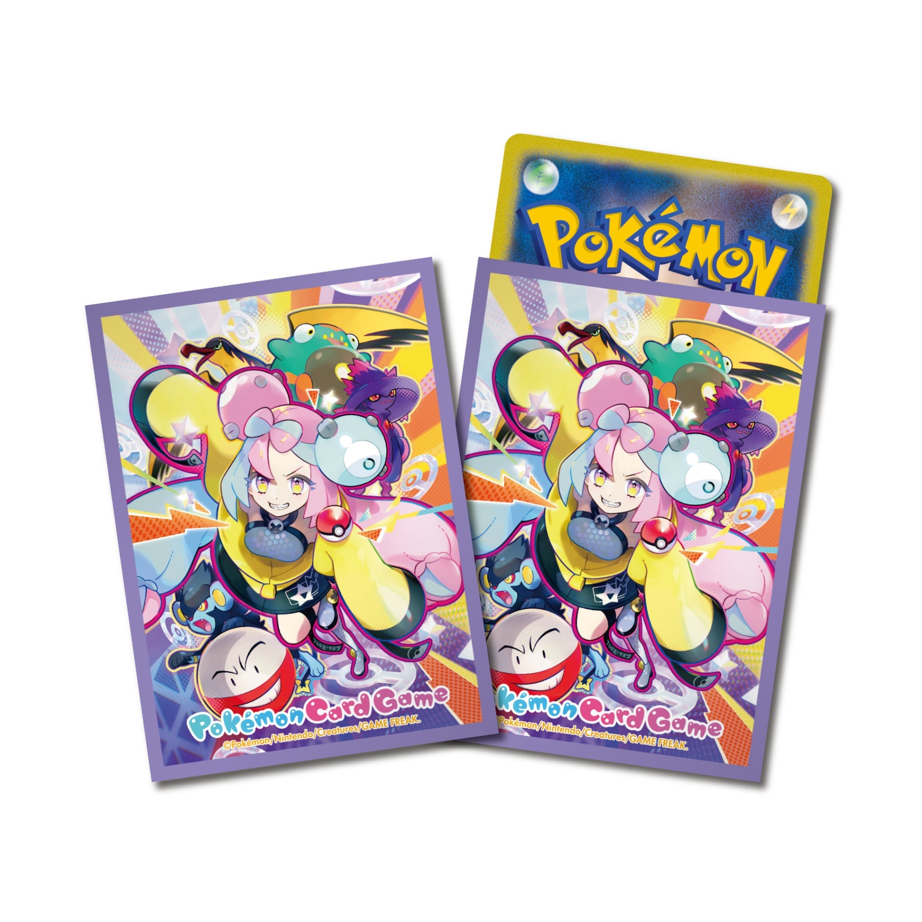 【買取品】デッキシールド《ナンジャモ【パープル】》