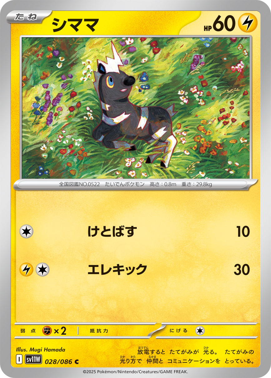 【状態A】シママ[028/086][C][SV11W]