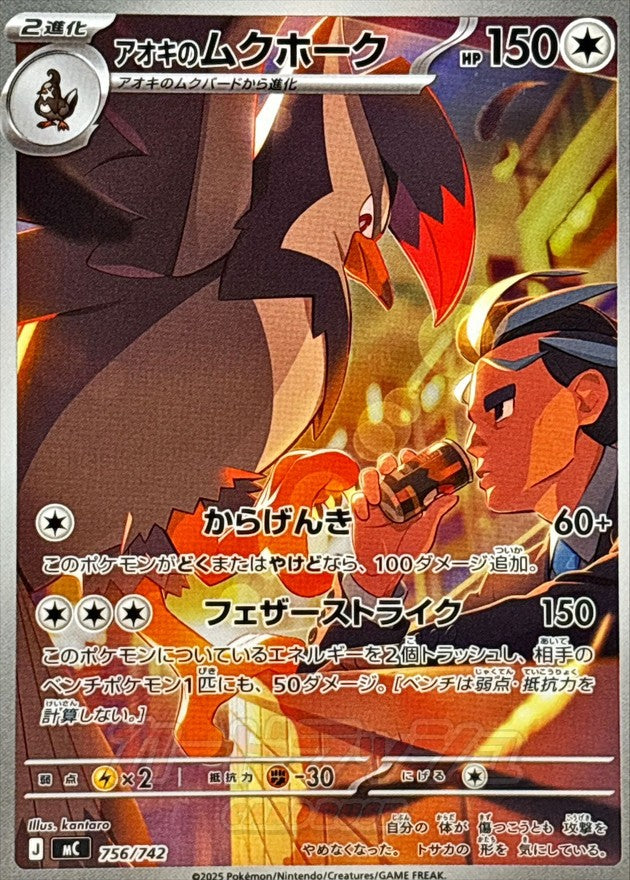 【状態A】アオキのムクホーク(AR仕様)[756/742][-][MC]