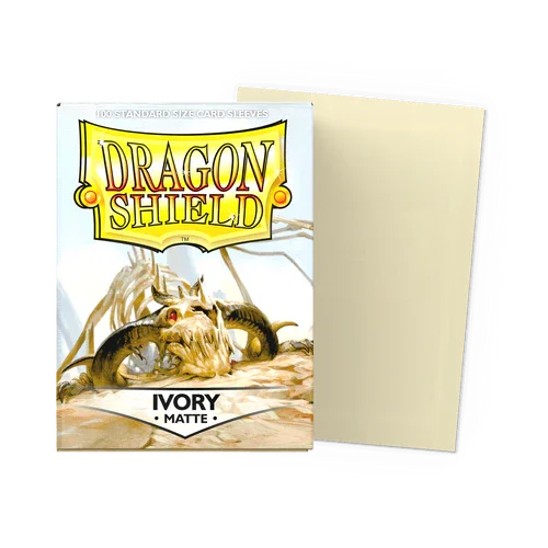 【新品】ドラゴンシールド マットアイボリー(Ivory)【DAGON SHIELD/100枚入】