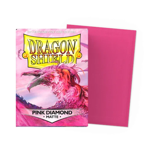 【新品】ドラゴンシールド マットピンクダイアモンド(Pink Diamond )【DAGON SHIELD/100枚入】