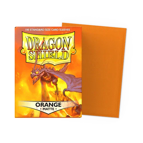 【新品】ドラゴンシールド マットオレンジ(Orange)【DAGON SHIELD/100枚入】