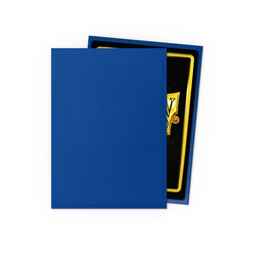 【新品】ドラゴンシールド マットブルー(Blue)【DAGON SHIELD/100枚入】