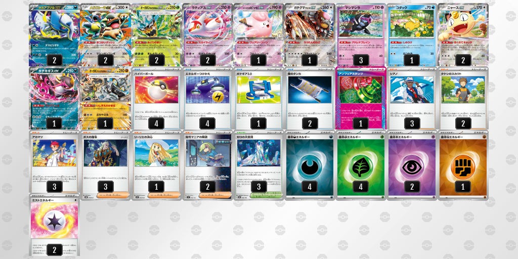 【デッキ販売】メガアブソルex+メガガルーラex【CL福岡2026マスタリーグ優勝構築】