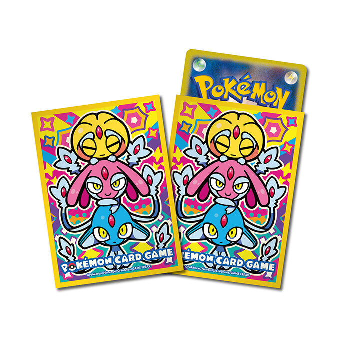 【買取品】デッキシールド《カラフルトリプル ユクシー&エムリット&アグノム》/64枚入り(カードスリーブ)