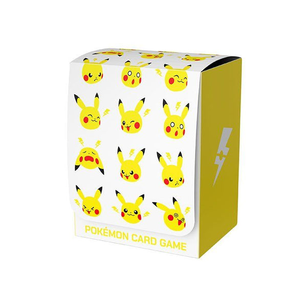 ポケモンカード デッキケース ピカチュウ、ミュウ、キレイハナ 新品】デッキケース《ピカチュウとかみなり》【ゆうパックのみ】