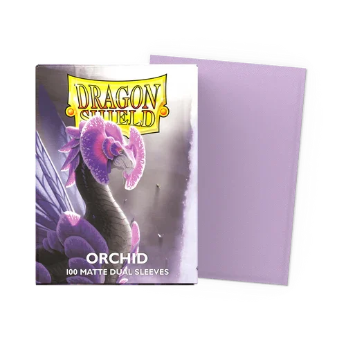 【新品】ドラゴンシールド デュアルマットオーキッド(Orchid)【DAGON SHIELD/100枚入】