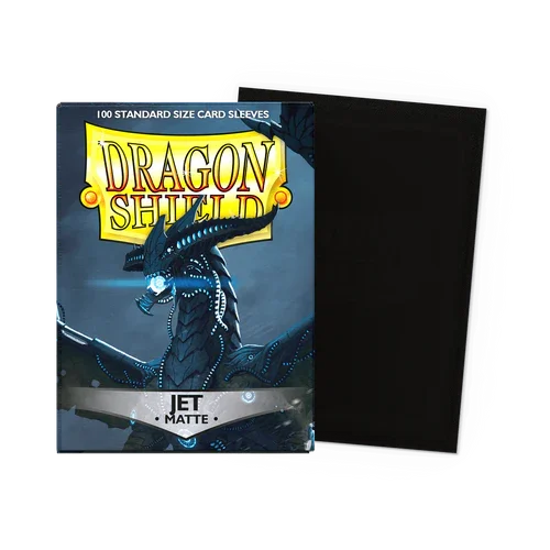 【新品】ドラゴンシールド マットジェット(Jet)【DAGON SHIELD/100枚入】