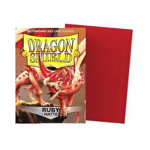 【新品】ドラゴンシールド マットルビー(Ruby)【DAGON SHIELD/100枚入】