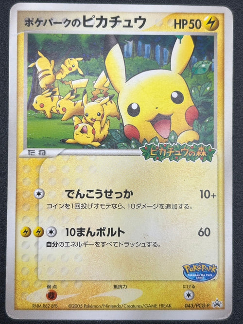 【状態C】ポケパークのピカチュウ[043/PCG-P][P][プロモ]【実物写真掲載】【管理コード:	IT2JZYD9HX7G】