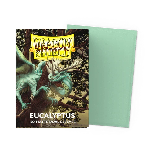 【新品】ドラゴンシールド デュアルマットユーカリプタス(Eucalyptus)【DAGON SHIELD/100枚入】