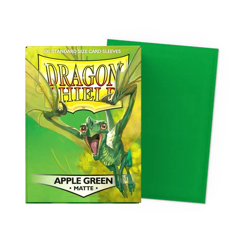 【新品】ドラゴンシールド マットアップルグリーン(Apple Green)【DAGON SHIELD/100枚入】