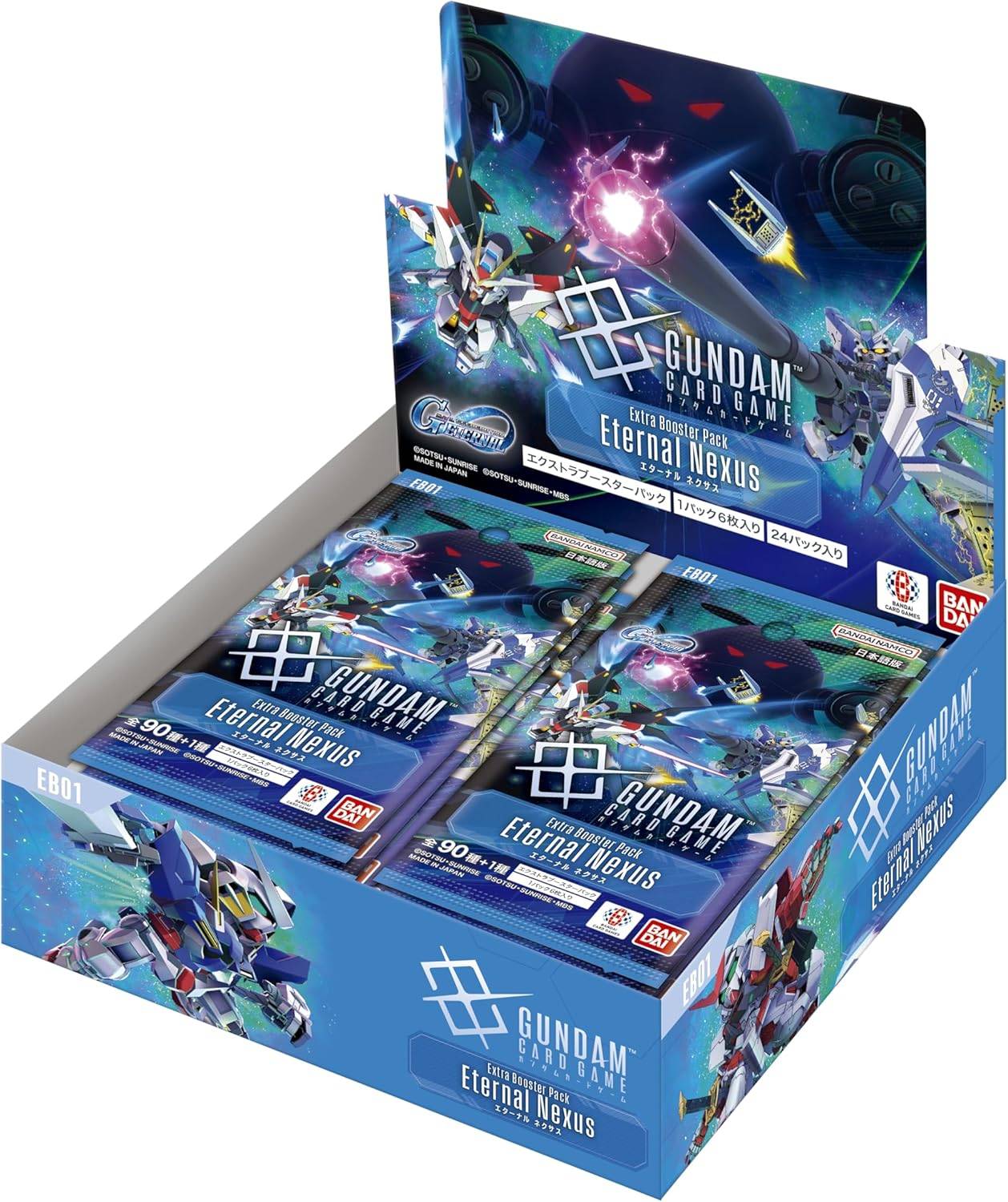 【新品特価】ガンダムカードゲーム エクストラブースター SDガンダム ジージェネレーション エターナル Eternal Nexus [EB01] (BOX)24パック入り【送料無料】