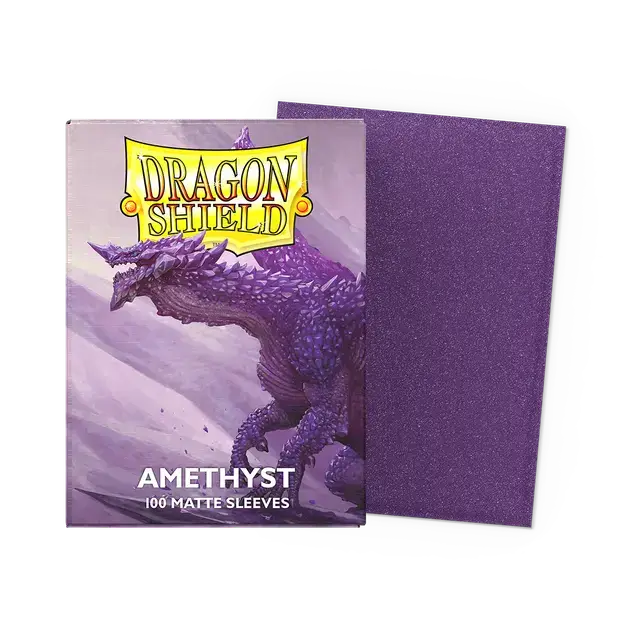 【新品】ドラゴンシールド マットアメジスト(Amethyst)【DAGON SHIELD/100枚入】